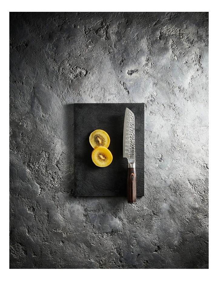 Baccarat Damashiro EMPEROR Santoku Knife 14cm in Silver image 2