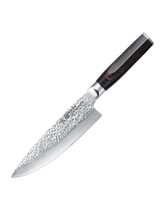 Baccarat Damashiro EMPEROR Chefs Knife 15cm in Silver