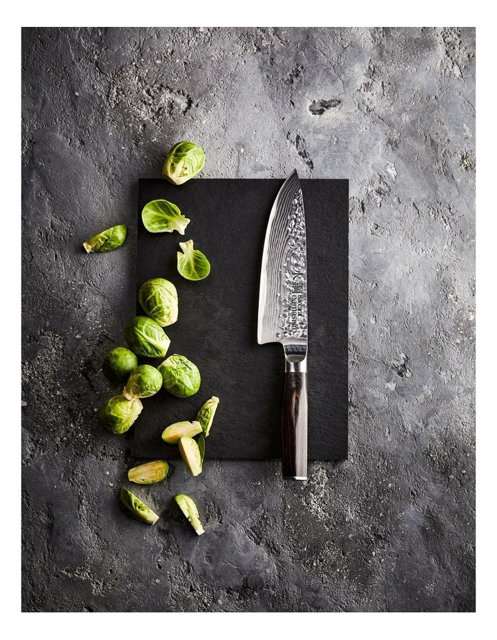 Baccarat Damashiro EMPEROR Chefs Knife 15cm in Silver image 2