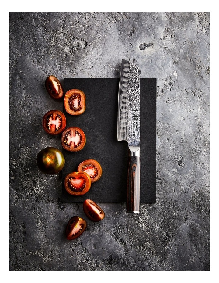 Baccarat Damashiro EMPEROR Santoku Knife 17cm in Silver image 2