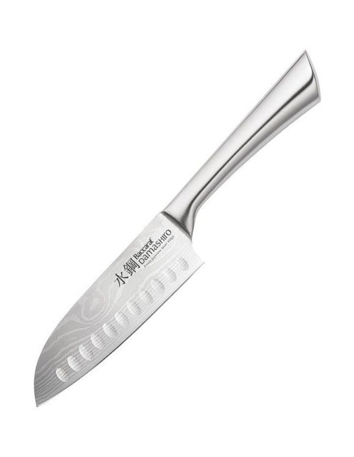 Baccarat Damashiro Santoku Knife 14cm in Silver image 1