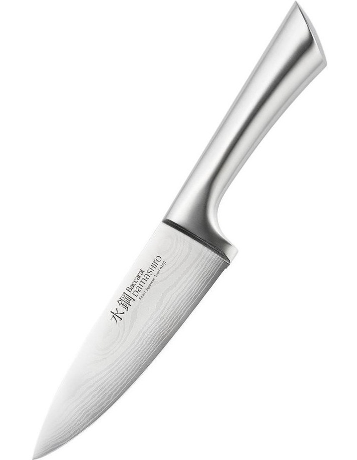 Baccarat Damashiro Mini Chef Knife 15cm in Silver image 1