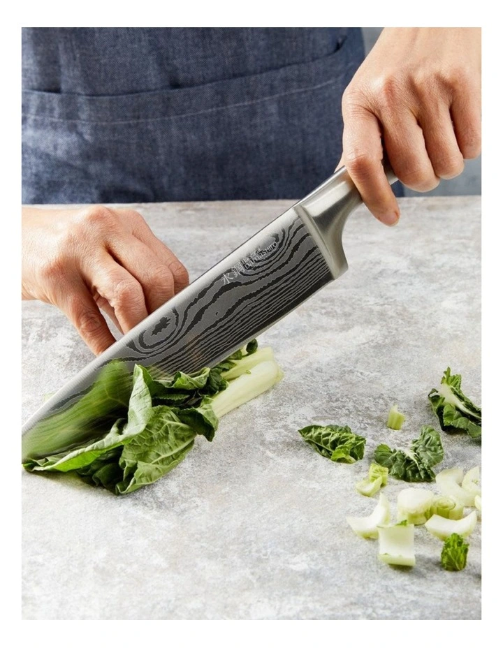 Baccarat Damashiro Chefs Knife 20cm in Silver image 3