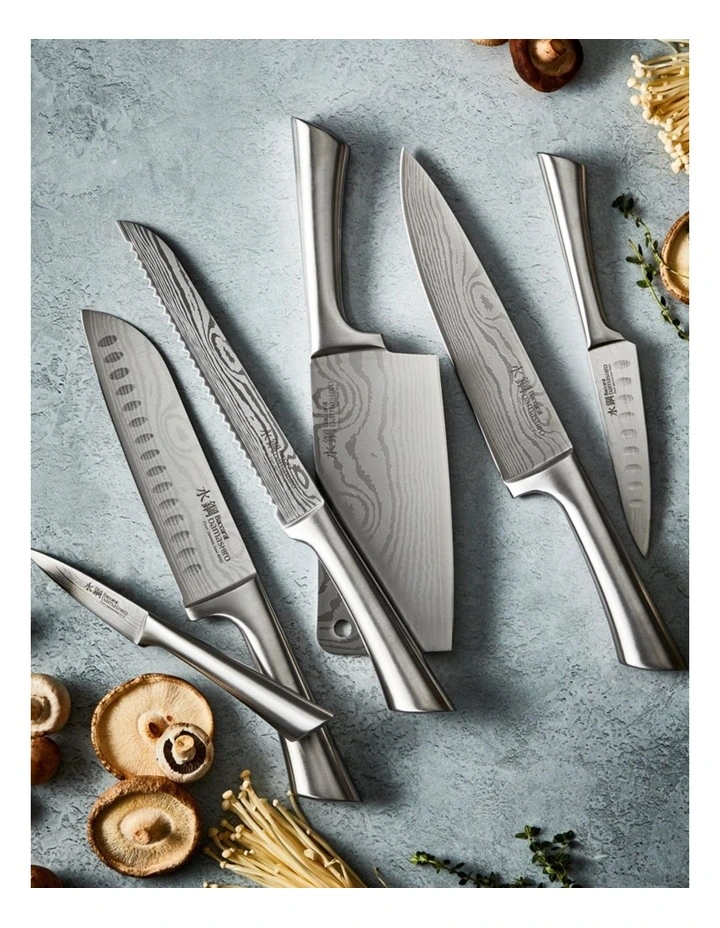 Baccarat Damashiro Chefs Knife 20cm in Silver image 5