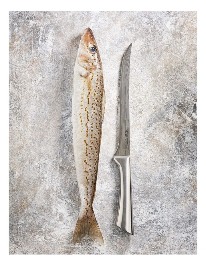 Baccarat Damashiro Filleting Knife 20cm in Silver image 3