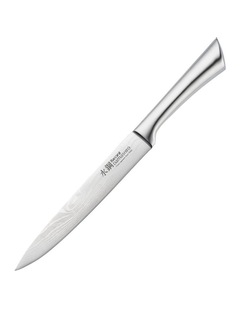 Baccarat Damashiro Carving Knife 20cm in Silver