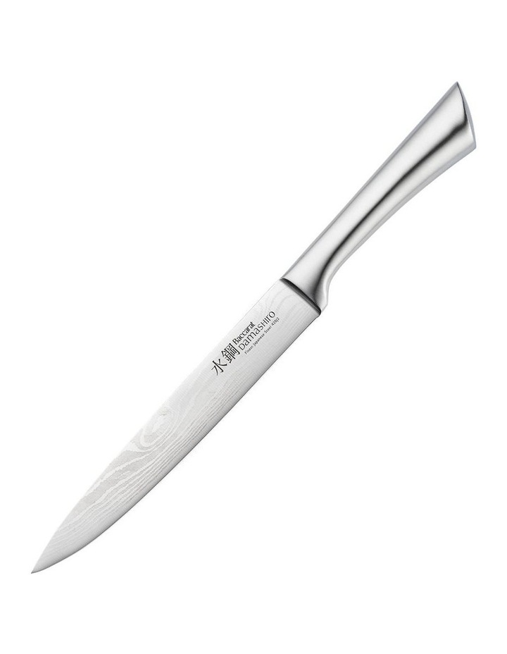 Baccarat Damashiro Carving Knife 20cm in Silver image 1