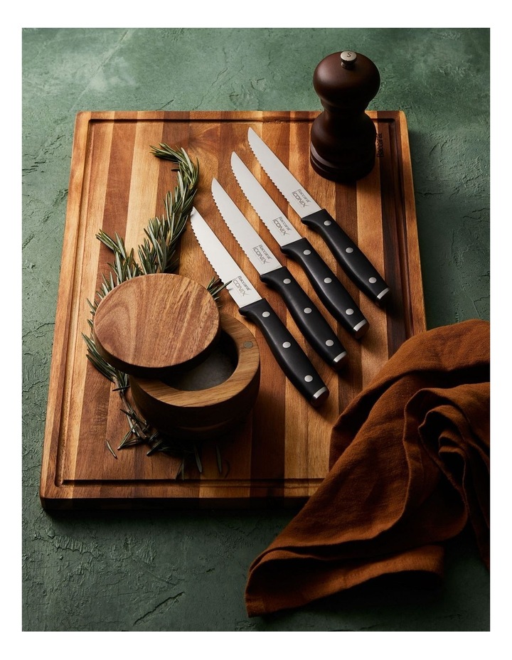 Baccarat iconiX Set of 4 Steak Knives in Silver image 2