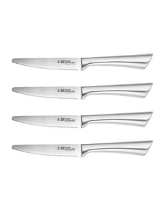 Baccarat Damashiro Set of 4 Steak Knives 12.5cm in Silver