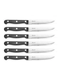 Baccarat Sabre Set of 6 Steak Knives in Silver