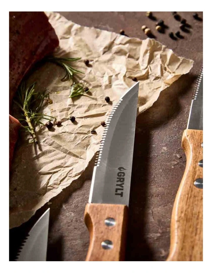 Baccarat Grylt Steak Knives Set of 4 in Silver image 4