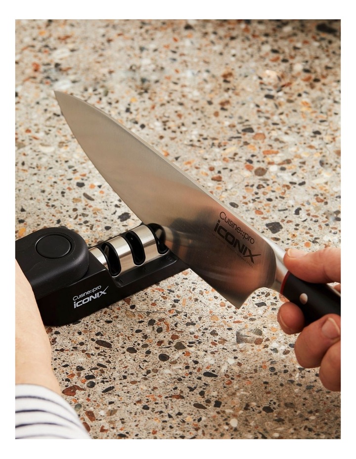 Baccarat iconiX  Folding 3-Step Knife Sharpenerin Black image 3