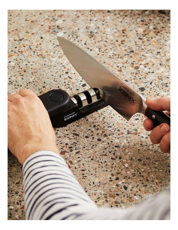 Baccarat iconiX  Folding 3-Step Knife Sharpenerin Black image 7