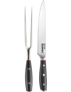 Baccarat iconiX Carving Knife Set in Silver