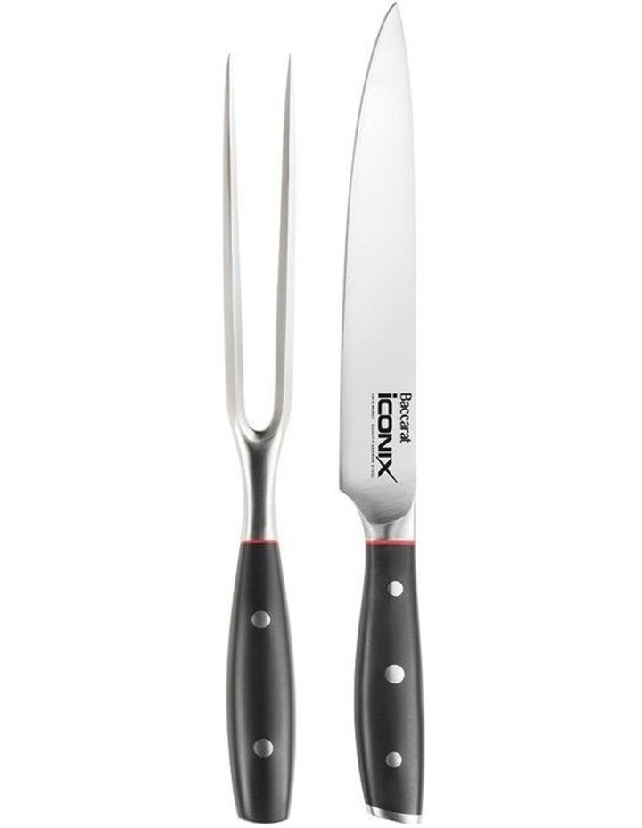 Baccarat iconiX Carving Knife Set in Silver image 1