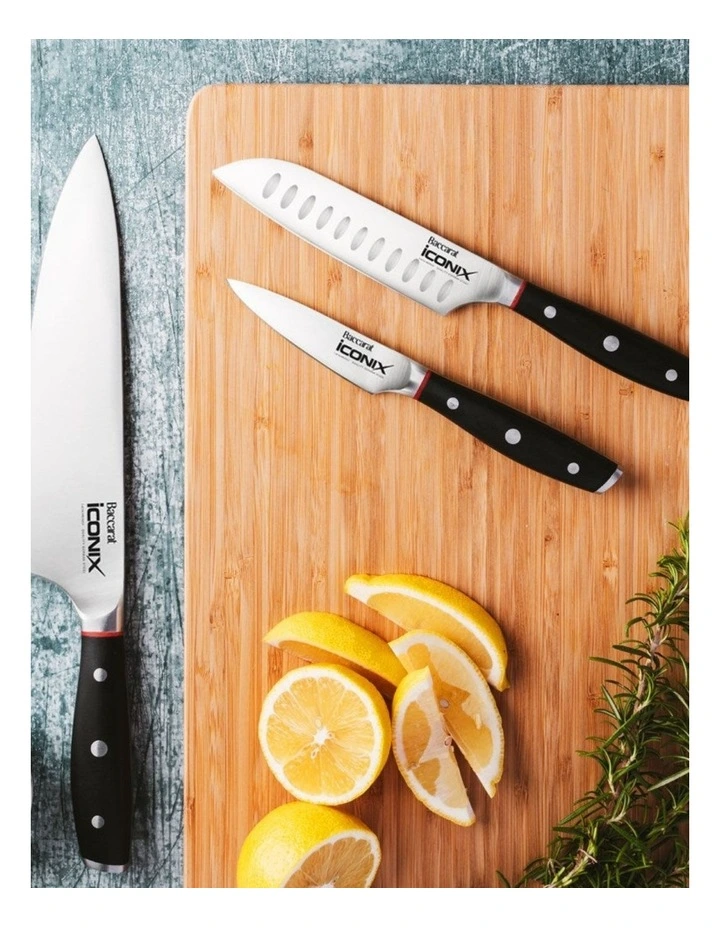 Baccarat iconiX Set of 3 Starter Knives in Silver image 3