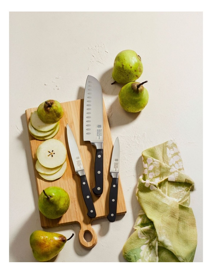 Baccarat WOLFGANG STARKE 3 Piece Kitchen Knife Starter Setin Silver image 3