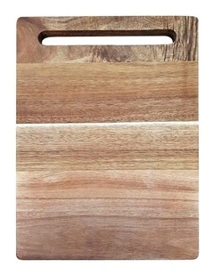 Baccarat Butchers Corner Acacia Rectangle Chopping Board 38cmin Beige