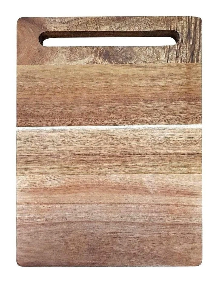 Baccarat Butchers Corner Acacia Rectangle Chopping Board 38cmin Beige image 1