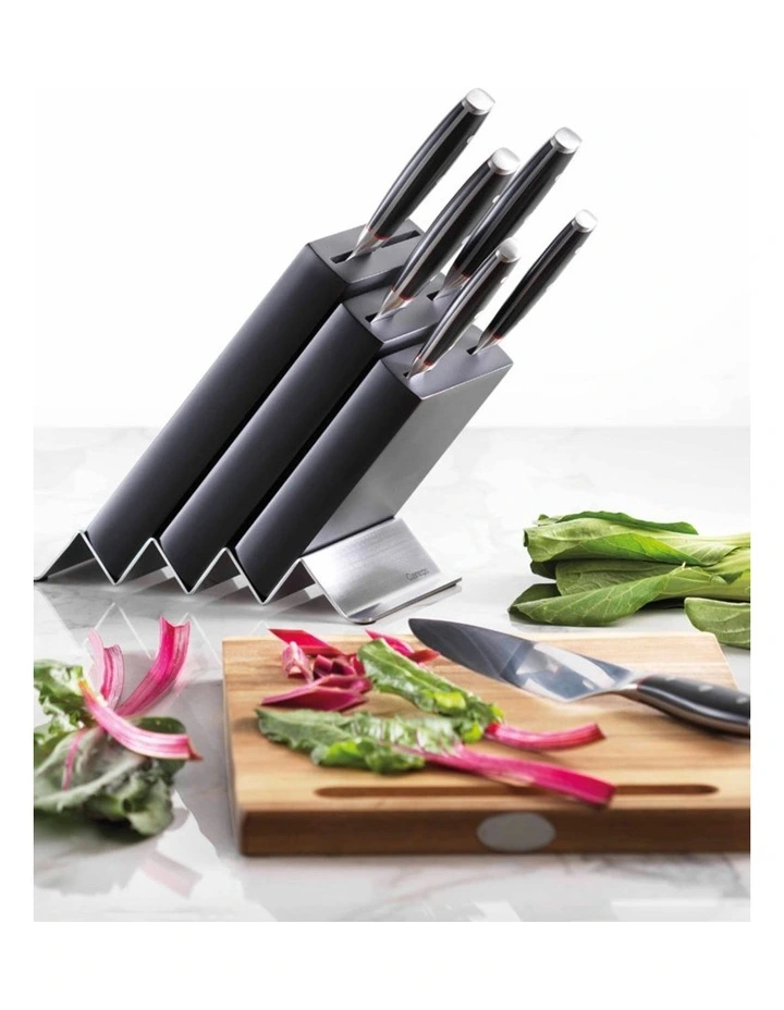 Baccarat iconiX Straub Knife Block 7 Pieces in Black image 5
