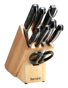 Baccarat Sabre Knife Block 9 Piece in Beige