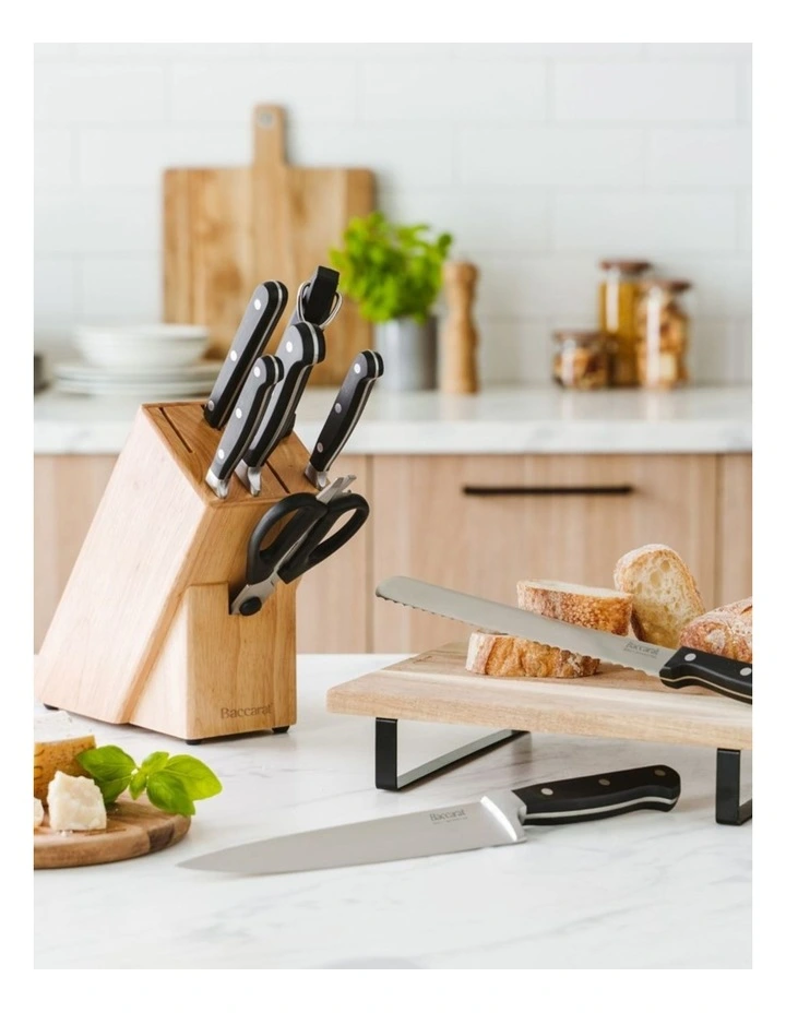 Baccarat Sabre Knife Block 9 Piece in Beige image 3