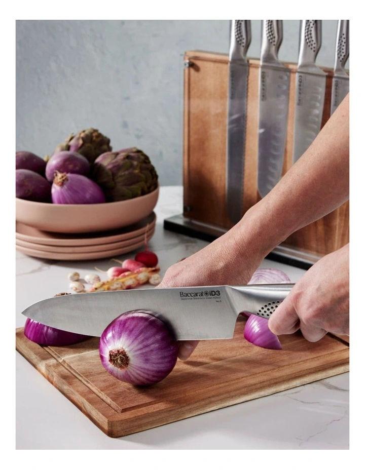 Baccarat iD3 Ryu Knife Block Set 9 Piece in Beige image 5