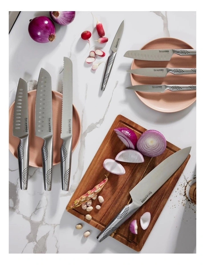 Baccarat iD3 Ryu Knife Block Set 9 Piece in Beige image 6