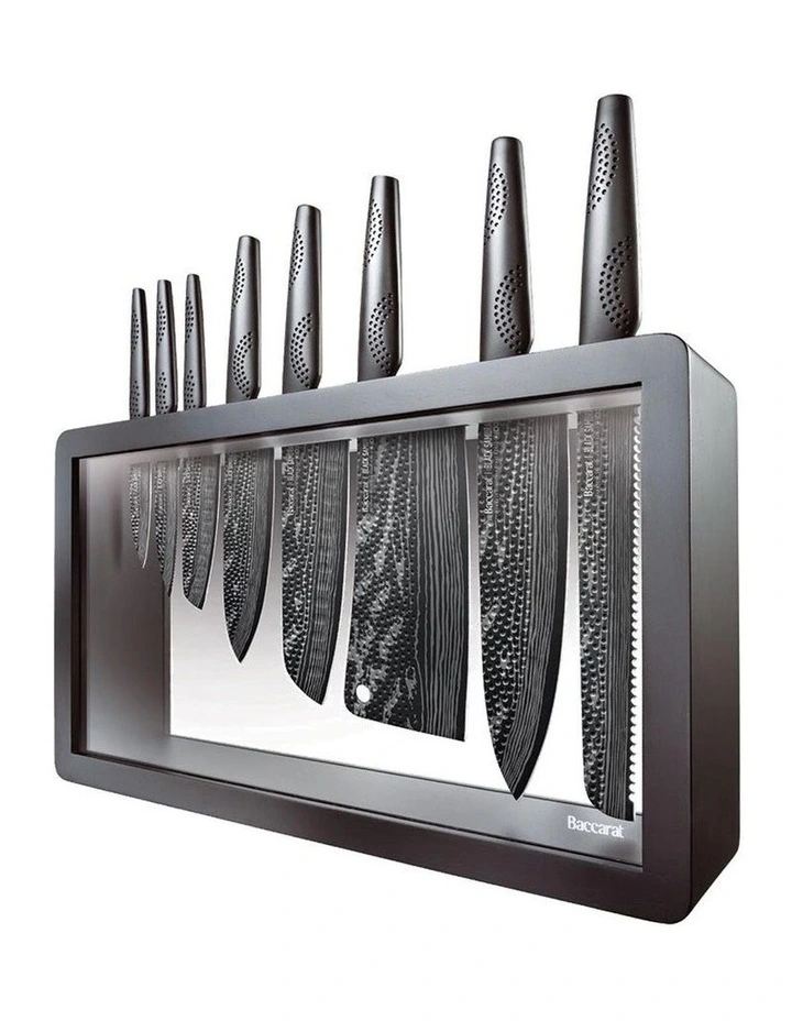 Baccarat iD3 Samurai Syo Knife 9 Piece in Black image 1