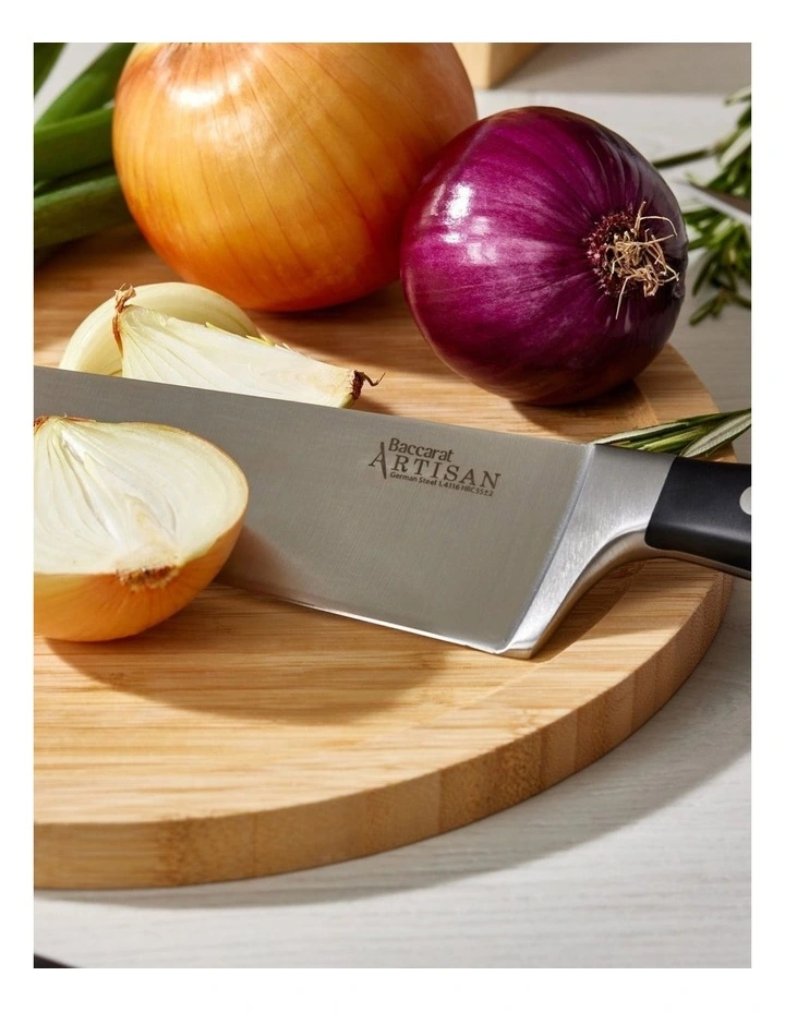 Baccarat Artisan Licht 7 Piece Knife Block in Beige image 6