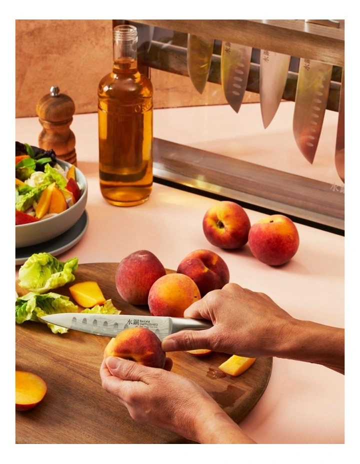 Baccarat Damashiro Okada 9 Piece Knife Block in Beige image 4