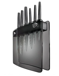 Baccarat iD3 Samurai 7 Piece Knife Block in Black