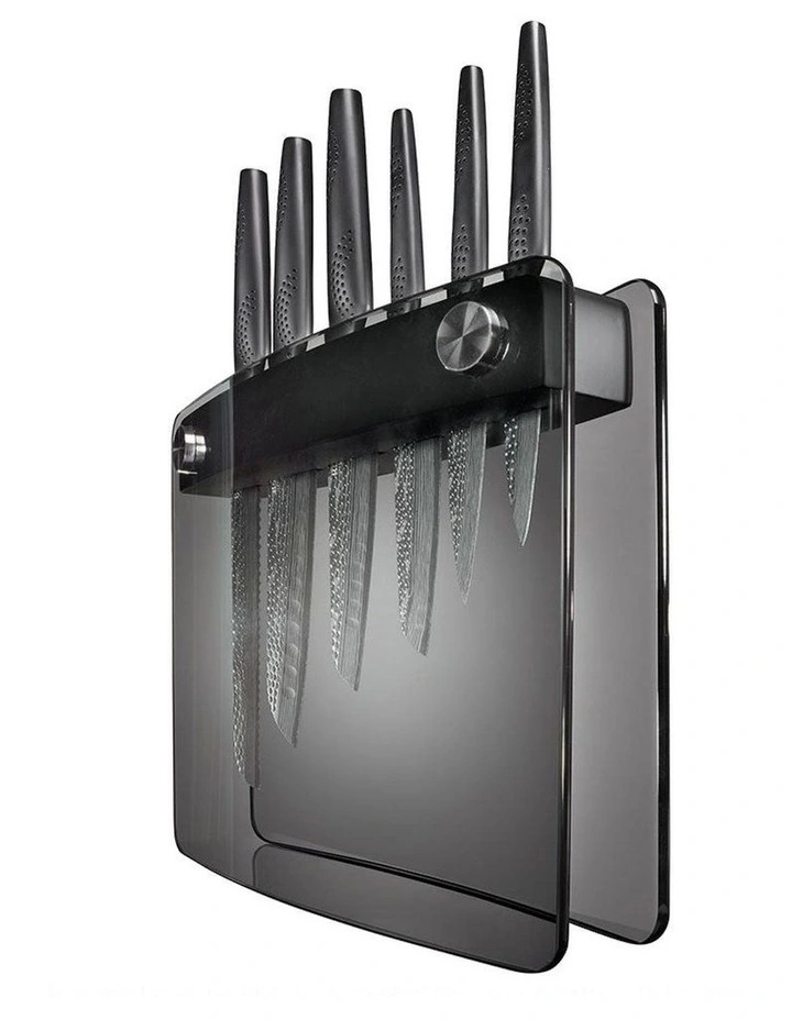 Baccarat iD3 Samurai 7 Piece Knife Block in Black image 1