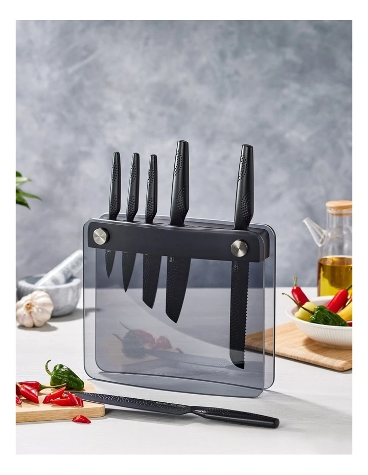 Baccarat iD3 Samurai 7 Piece Knife Block in Black image 4