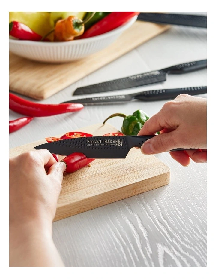 Baccarat iD3 Samurai 7 Piece Knife Block in Black image 5