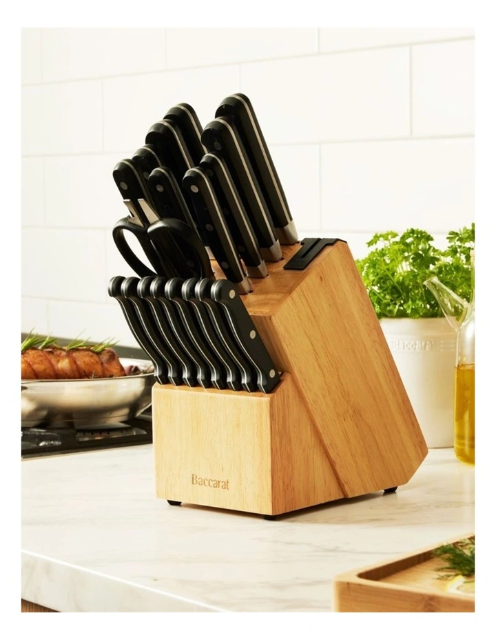 Baccarat Sabre 20 Piece Knife Block in Beige image 4