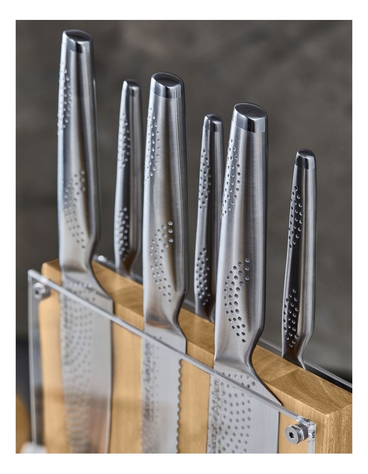 Baccarat iD3 SAMURAI Sato 7 Piece Knife Block in Beige image 3