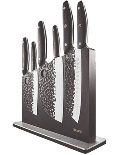 Baccarat KUROI KIBA 7 Piece Knife Block in Black