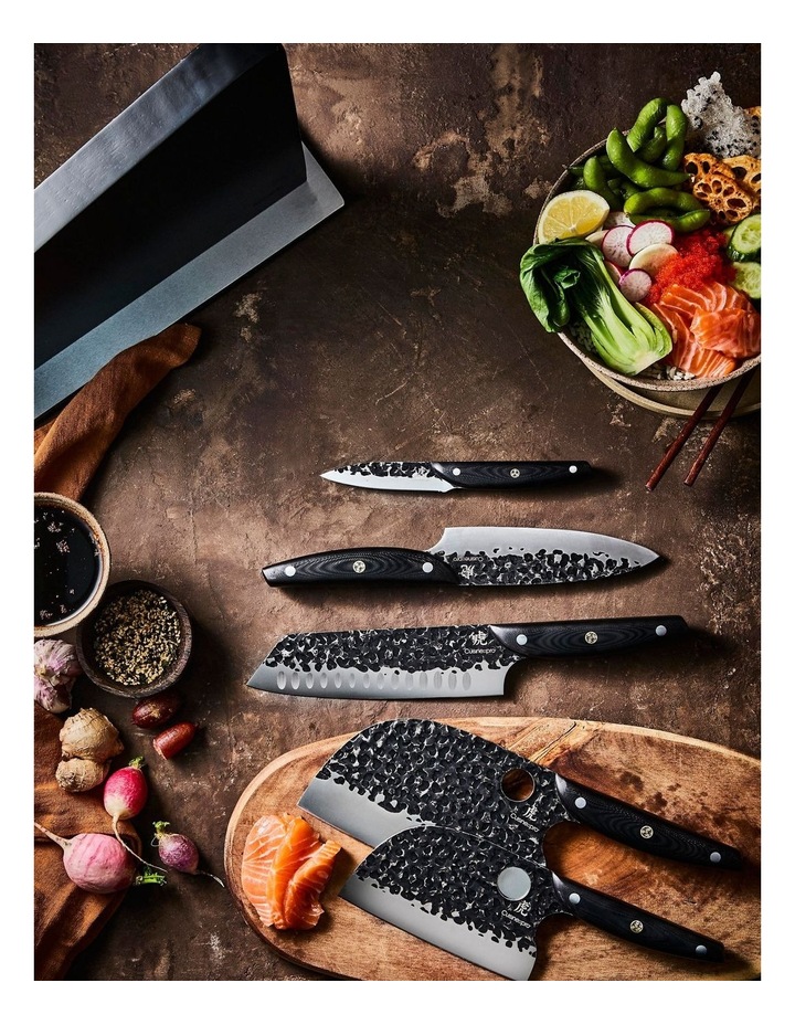 Baccarat KUROI KIBA 7 Piece Knife Block in Black image 5