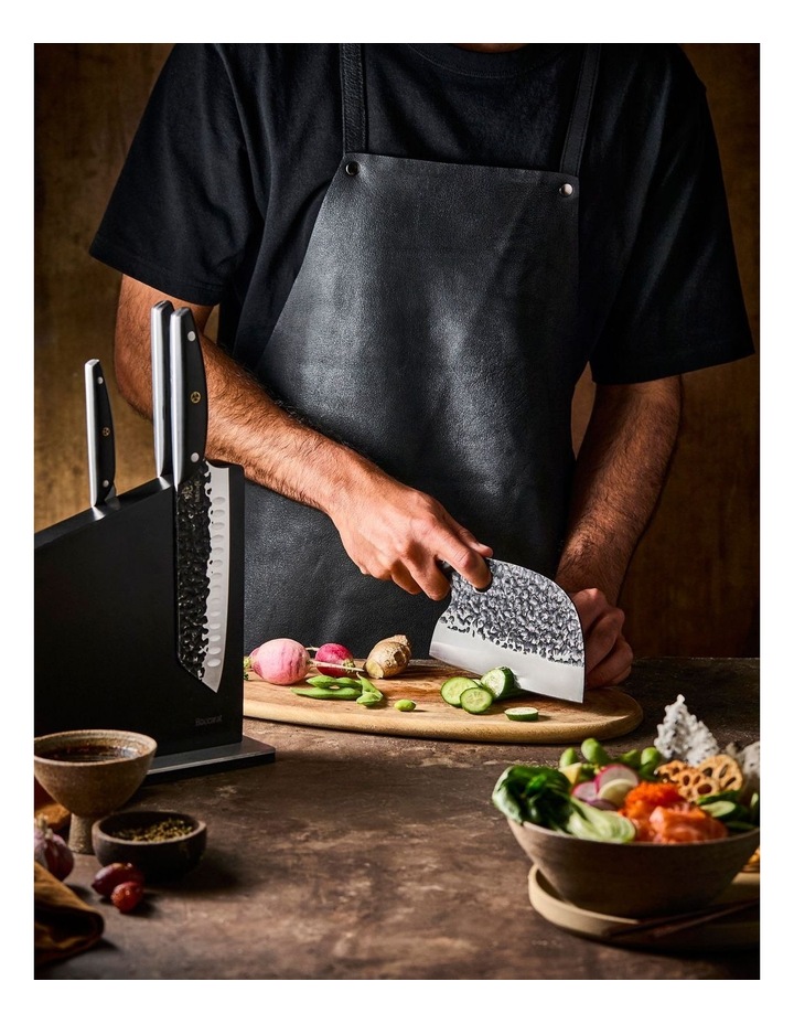 Baccarat KUROI KIBA 7 Piece Knife Block in Black image 6