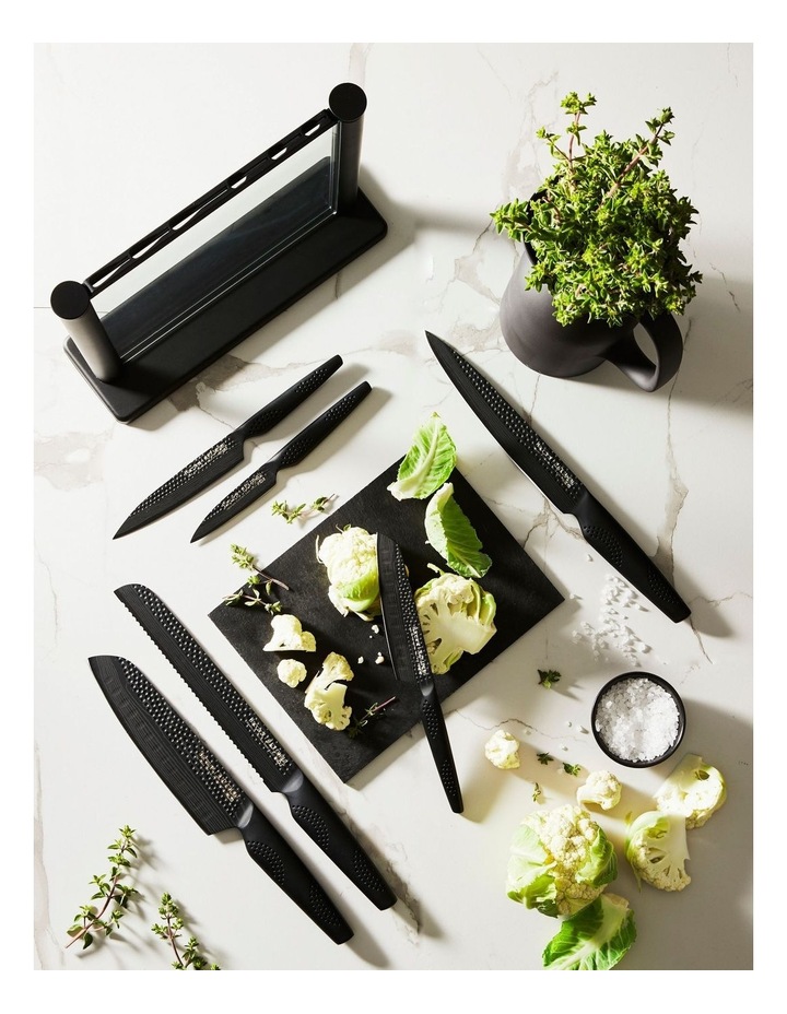 Baccarat iD3 SAMURAI Gozen 7 Piece Knife Block in Black image 3