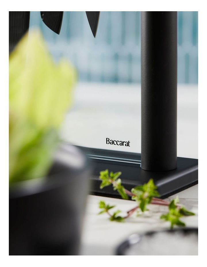 Baccarat iD3 SAMURAI Gozen 7 Piece Knife Block in Black image 4