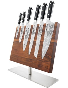 Baccarat KIYOSHI Kei 7 Piece Knife Block in Natural