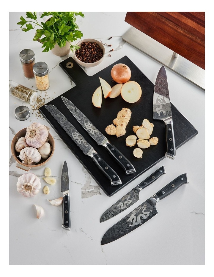 Baccarat KIYOSHI Kei 7 Piece Knife Block in Natural image 6