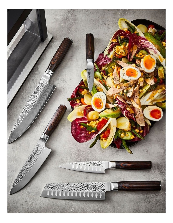 Baccarat Damashiro EMPEROR Hisa 6 Piece Knife Block in Black image 7