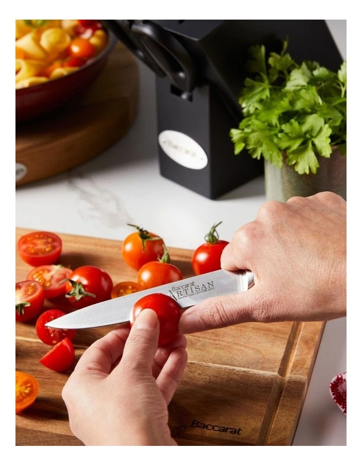 Baccarat Artisan Finster Knife Block 7 Piece in Black image 5