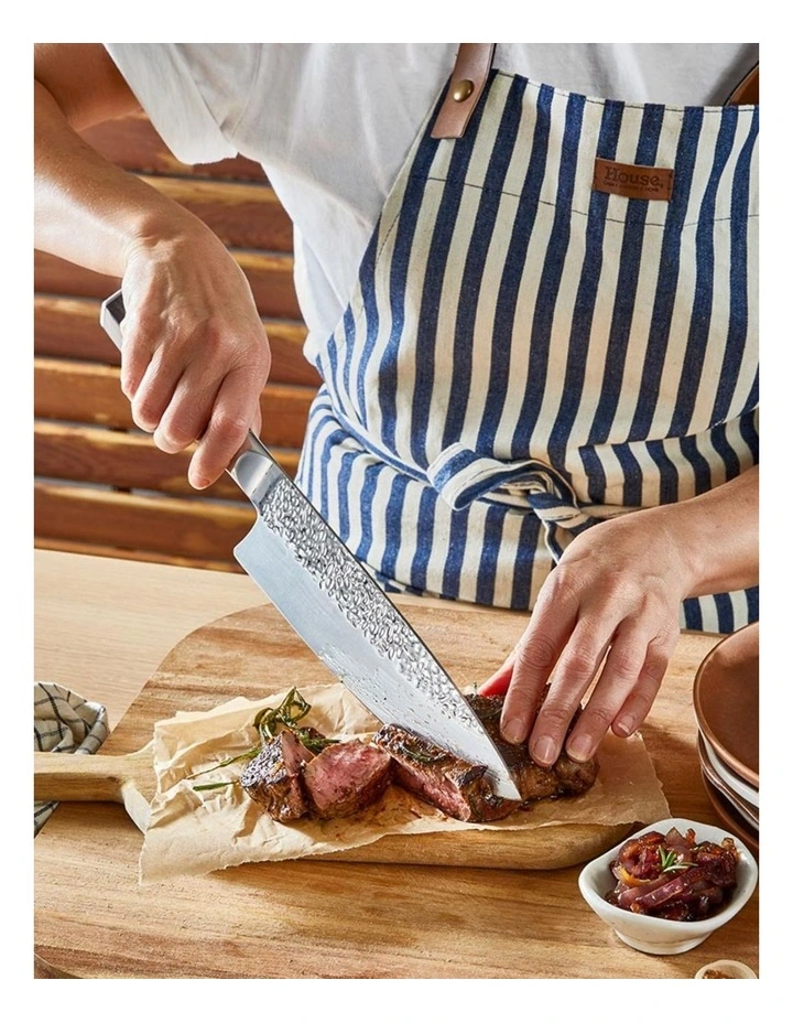 Baccarat Damashiro Emperor Makoto Knife Block 7 Piece in Brown image 5