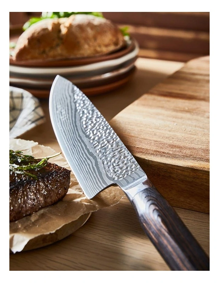 Baccarat Damashiro Emperor Makoto Knife Block 7 Piece in Brown image 6