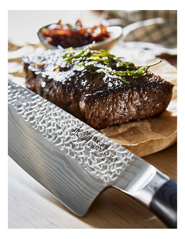 Baccarat Damashiro Emperor Makoto Knife Block 7 Piece in Brown image 7