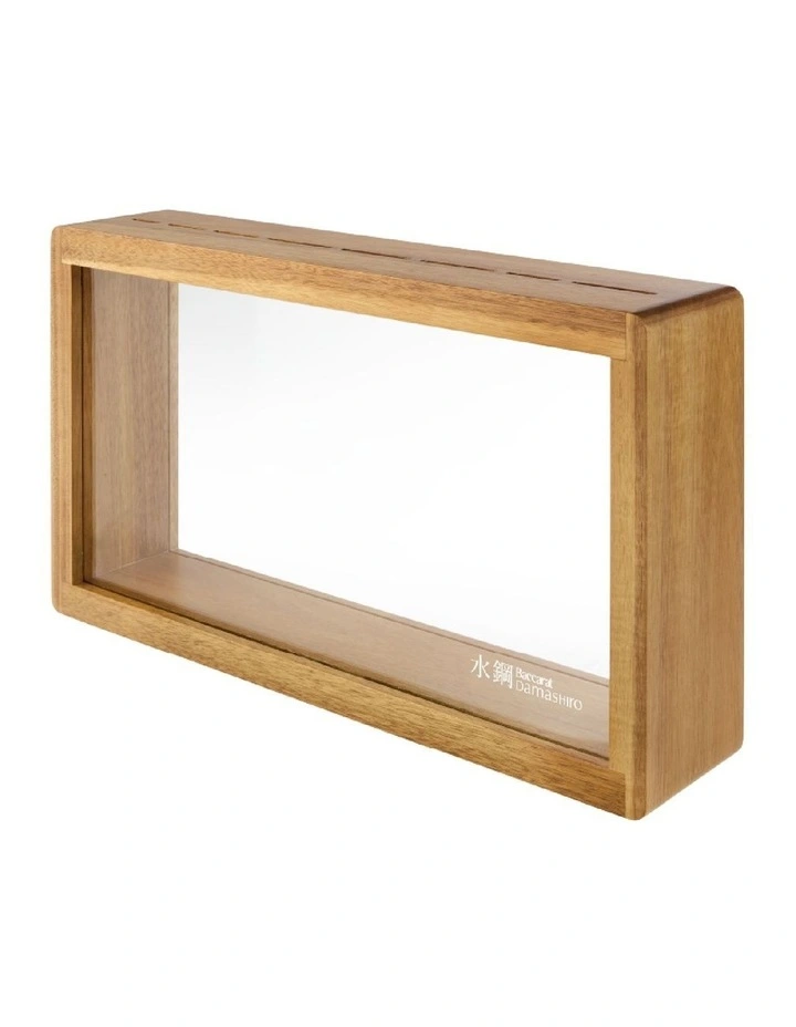 Baccarat Damashiro Katana Knife Block 9 Piece in Brown image 3